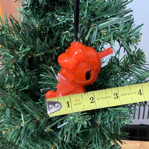 TokiDoki Strawberry Unicorn Custom Christmas Ornament - Picture 9 of 10